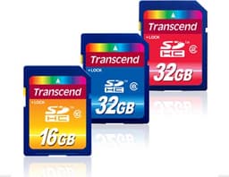 Transcend представила карты памяти SDHC трех скоростных классов объемом до 32 ГБ